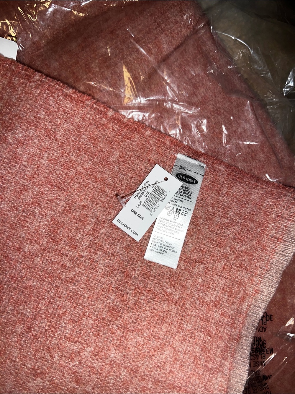 Old Navy Heathered Coral Scarf